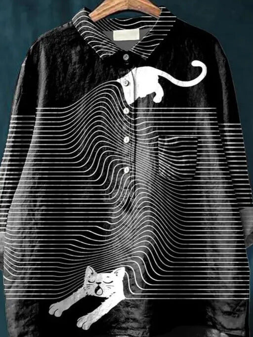 Coco™ - T-shirt Art de Chat