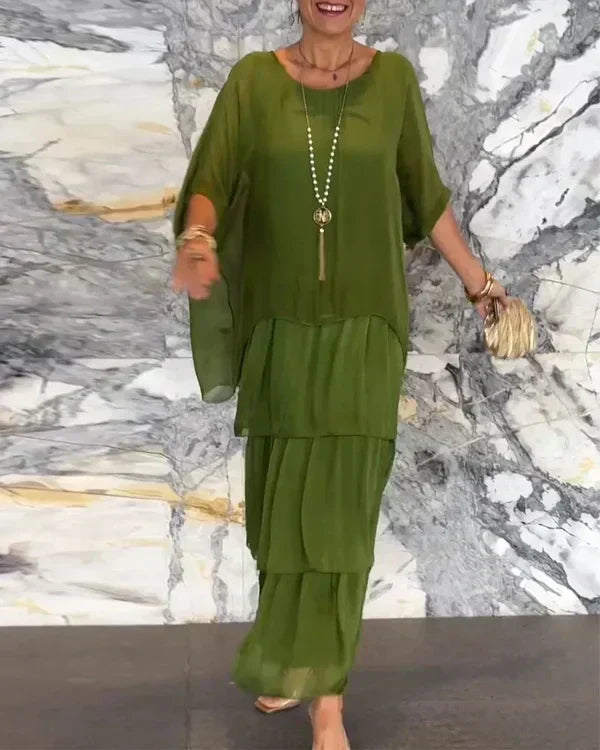 Evelyn - Robe élégante en georgette