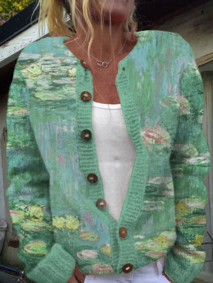 Anwen | Cardigan vert