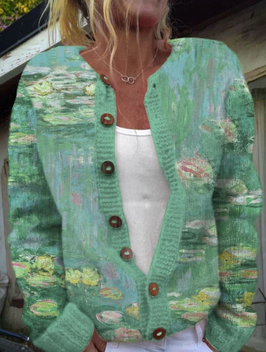 Anwen | Cardigan vert