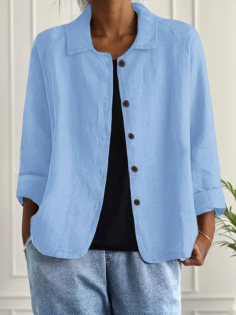 Marilla™ – Cardigan chemise léger classique