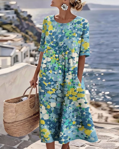 Robe ample imprimée
