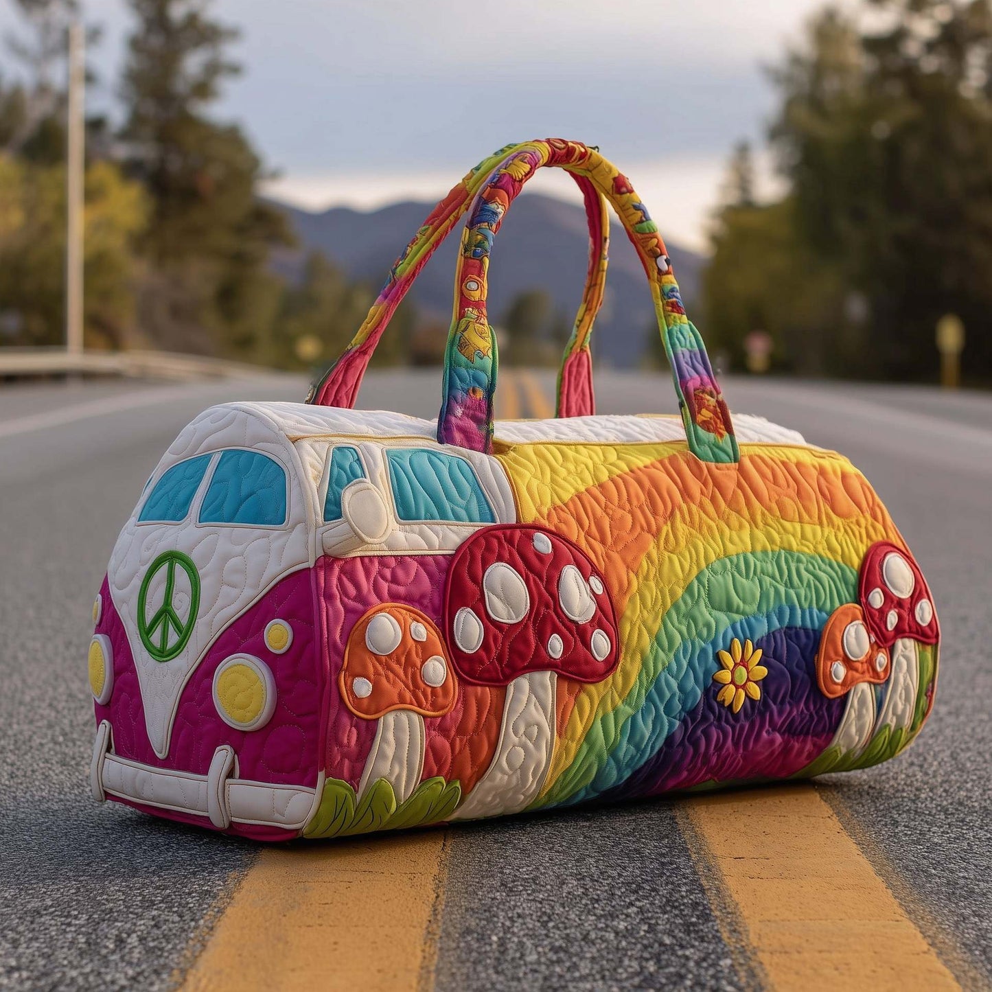 Luna – Sac de Voyage Rembourré avec Design Artisanale