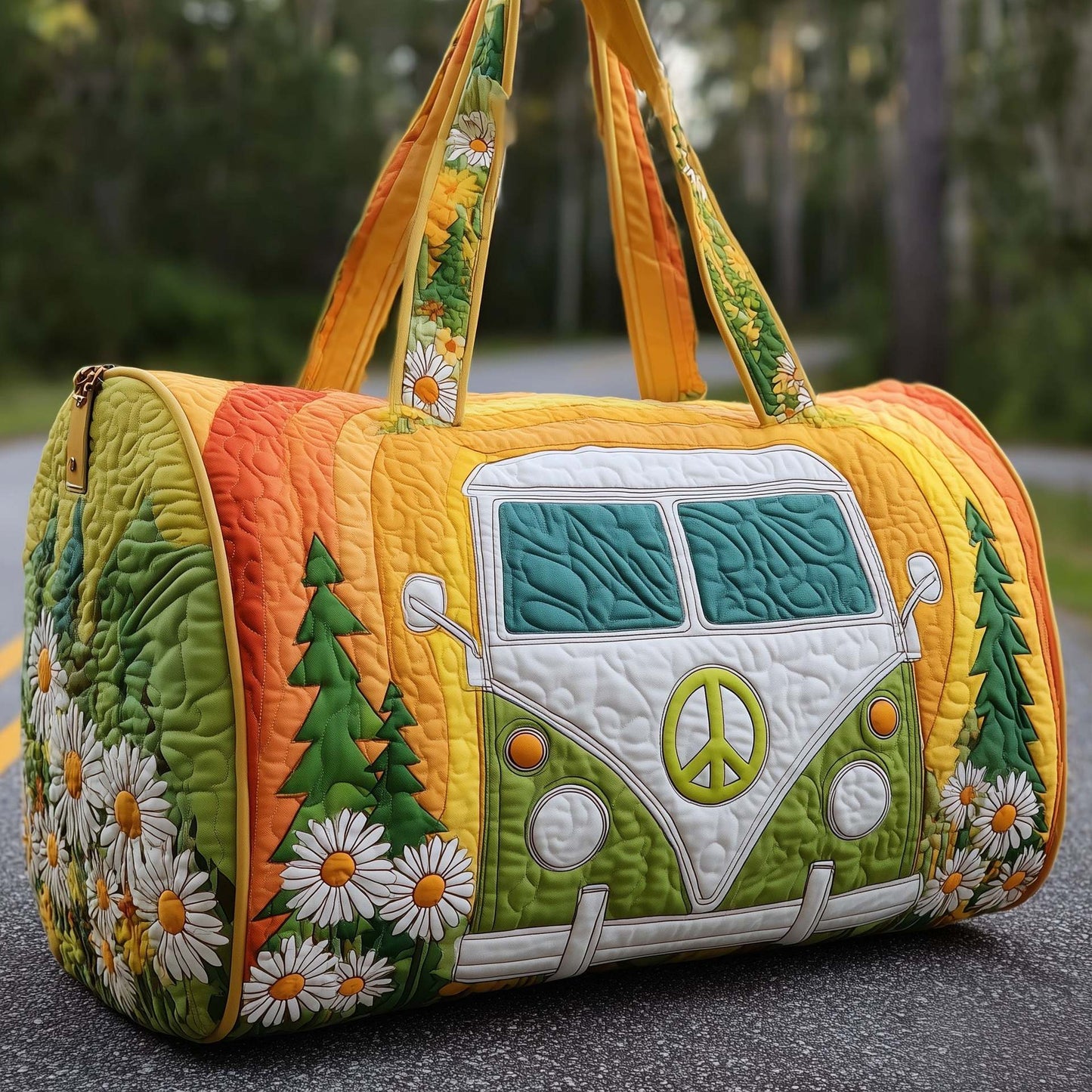 Luna – Sac de Voyage Rembourré avec Design Artisanale