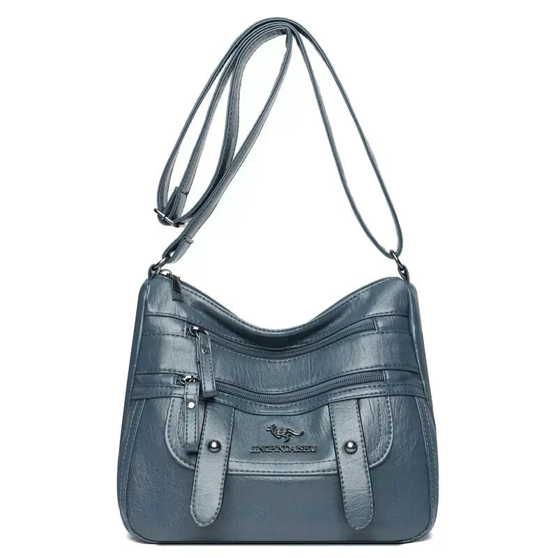Wren | Sac en PU Cuir Rétro Multi-Poches Élégant