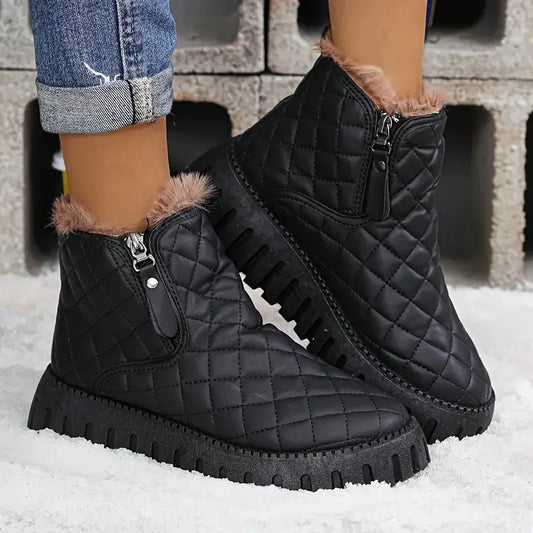 Daria - Bottes Matelassées Confortables