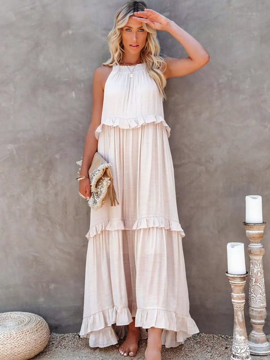 Mabel - Robe Maxi à Volants