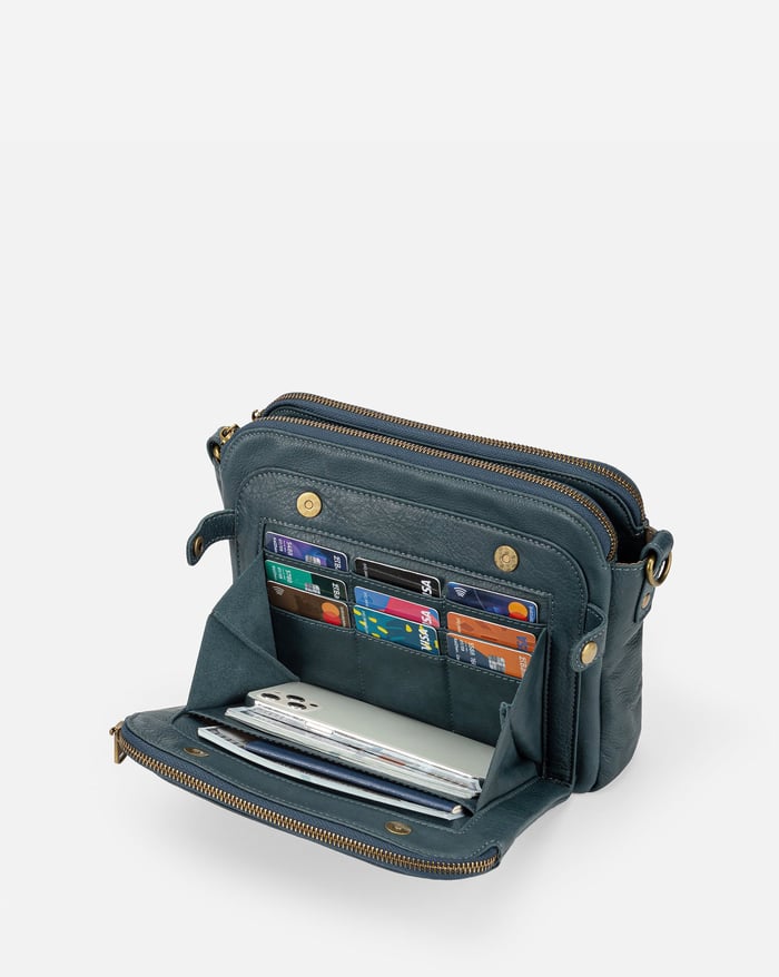 Jovie - Sac à Bandoulière Élégant à Trois Couches