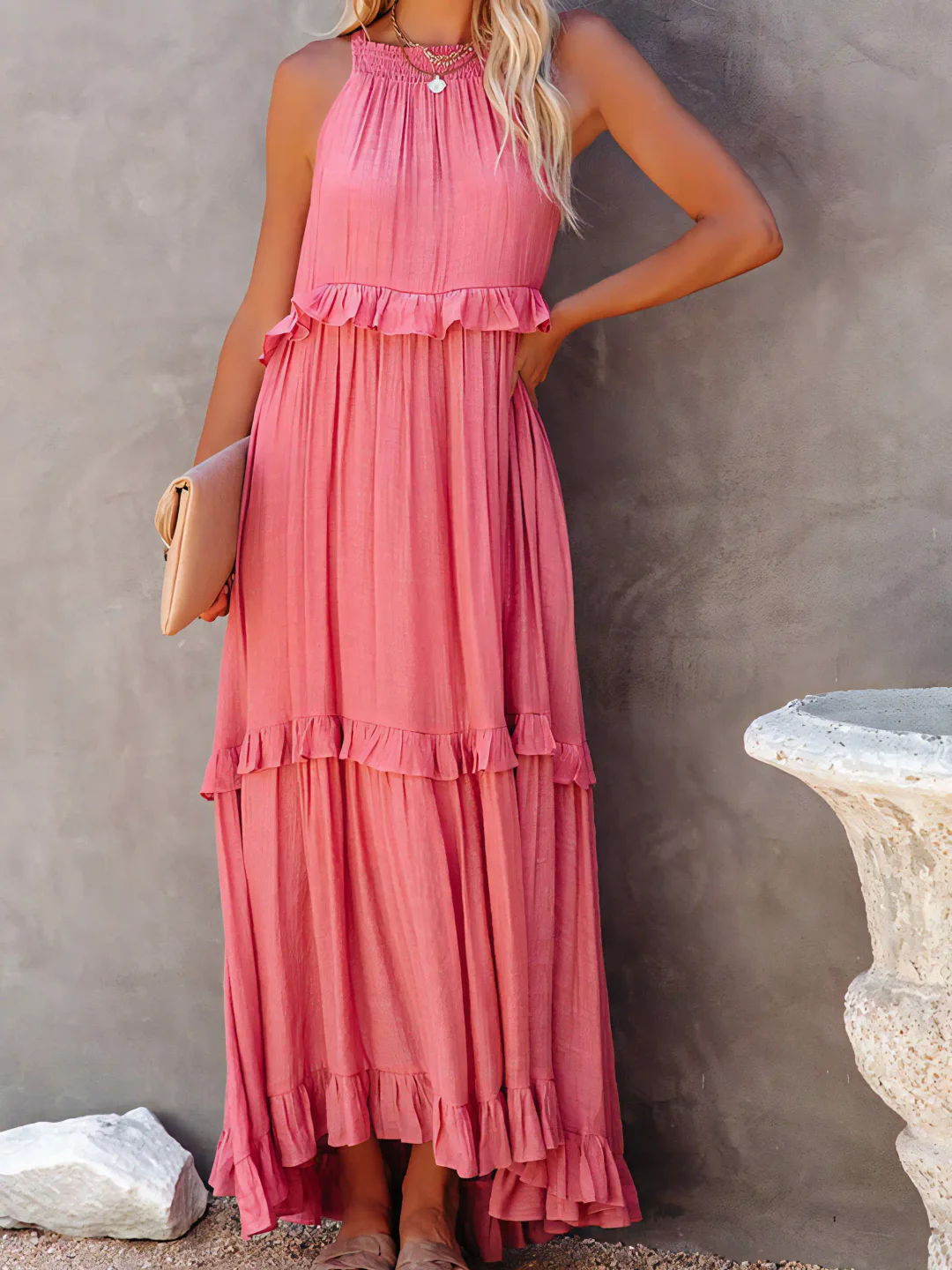 Mabel - Robe Maxi à Volants