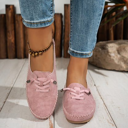Lina - Mocassins Confortables en Daim