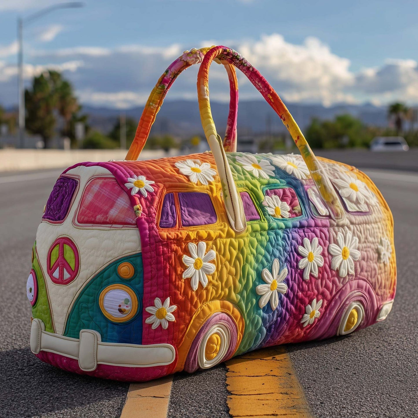 Luna – Sac de Voyage Rembourré avec Design Artisanale