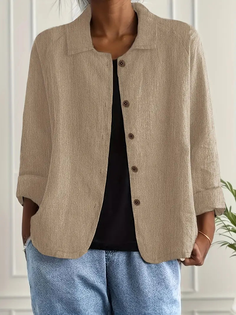 Marilla™ – Cardigan chemise léger classique