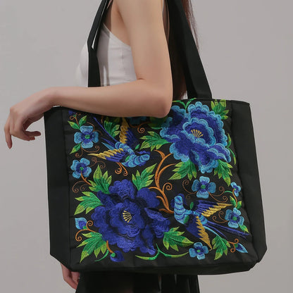 Ingleiv | Sac à bandoulière brodé avec expression artistique