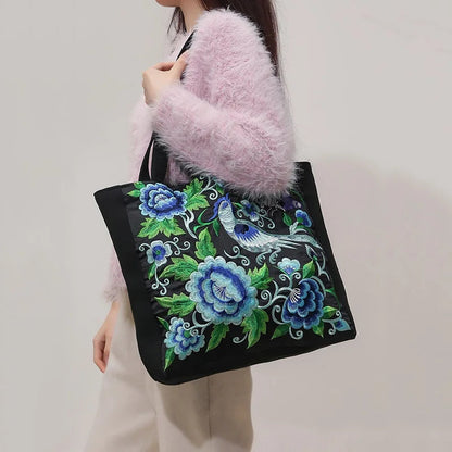 Ingleiv | Sac à bandoulière brodé avec expression artistique