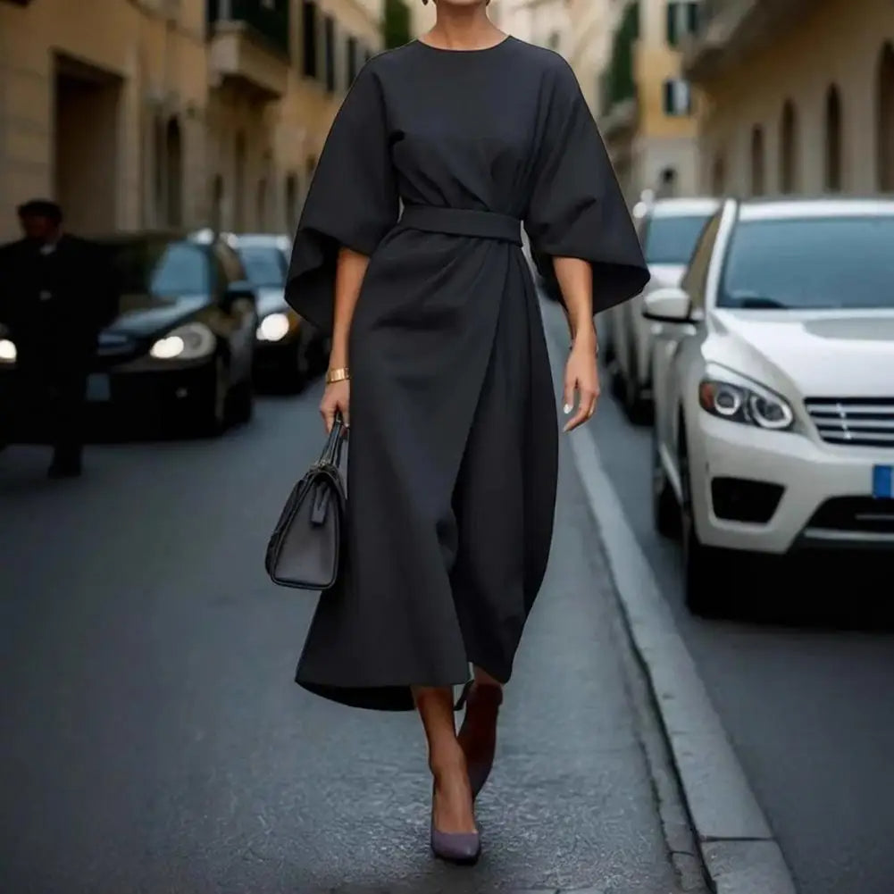 Isabella™ - Robe Décontractée Confortable à Col Rond