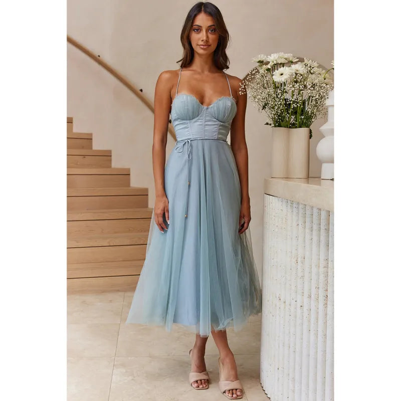 Jana – Robe midi pour les journées chaudes