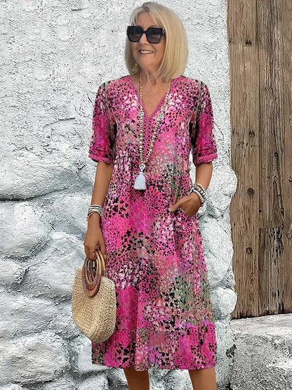 Layla™ - Robe Midi Vibrante