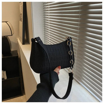 Magnella | Sac à main élégant avec design en relief crocodile