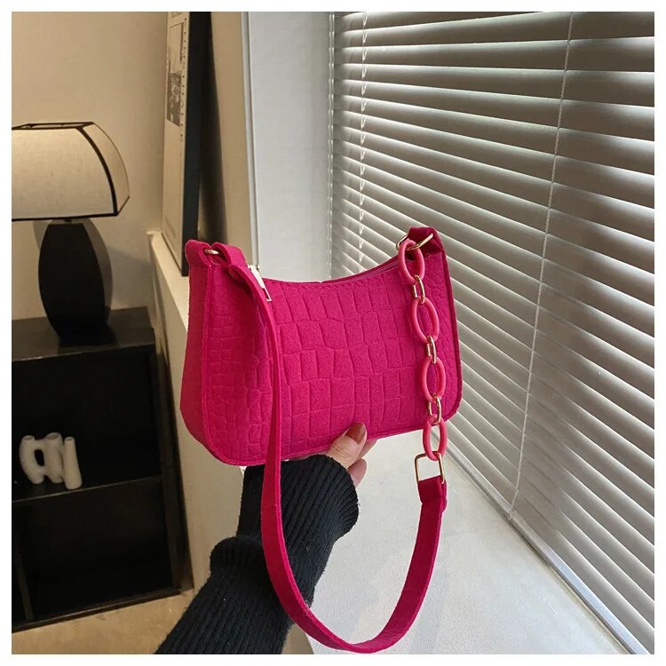 Magnella | Sac à main élégant avec design en relief crocodile