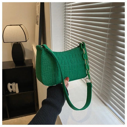 Magnella | Sac à main élégant avec design en relief crocodile