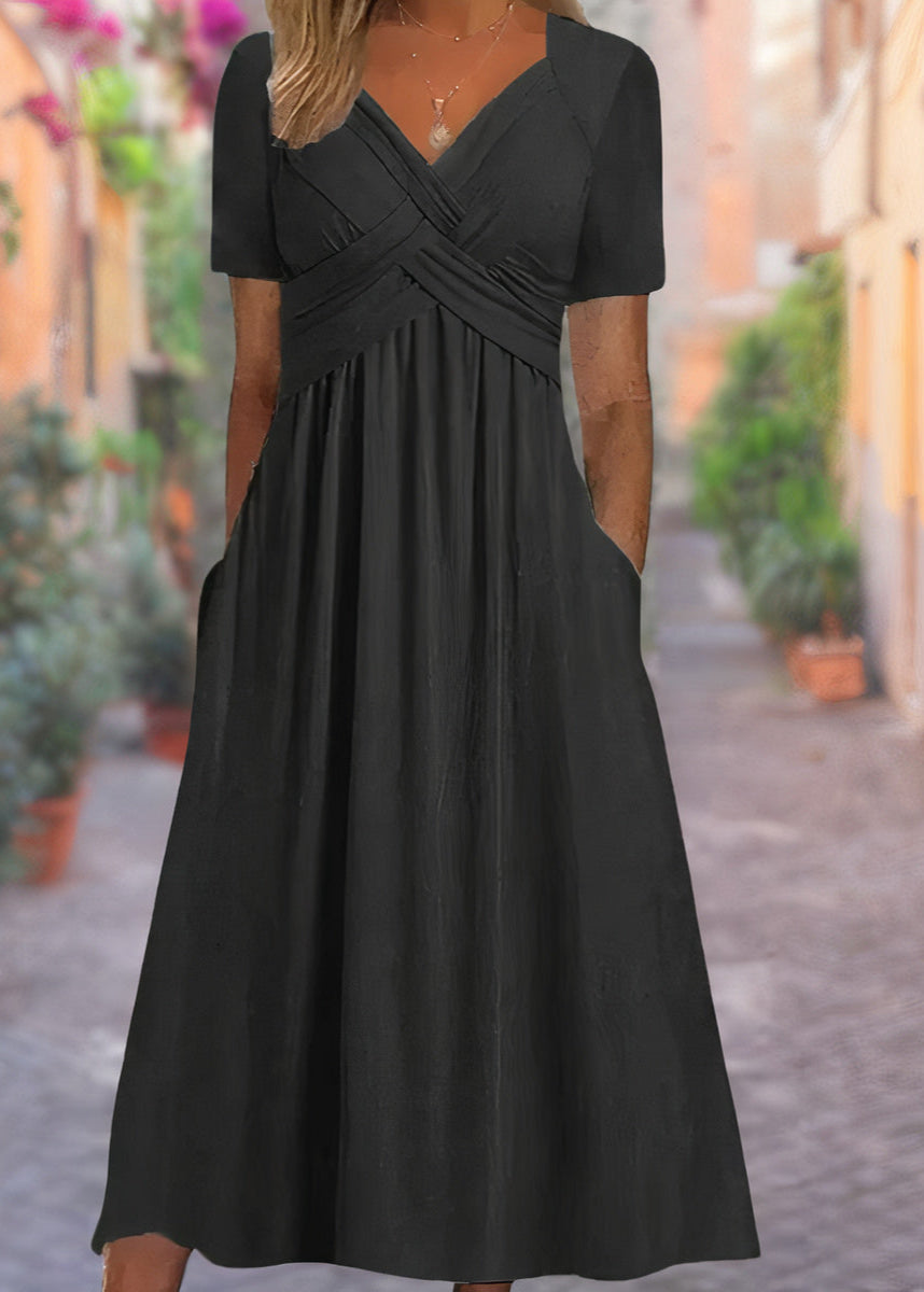 Aria - Robe V à Col Confortable