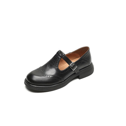 Mattea | Élégantes Mary Janes en Cuir
