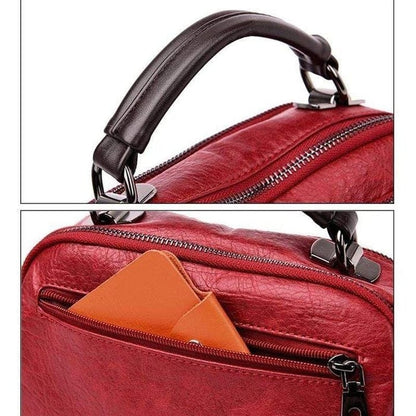 Finbjørg | Petit Sac Polyvalent en Ombre de Cognac Doré