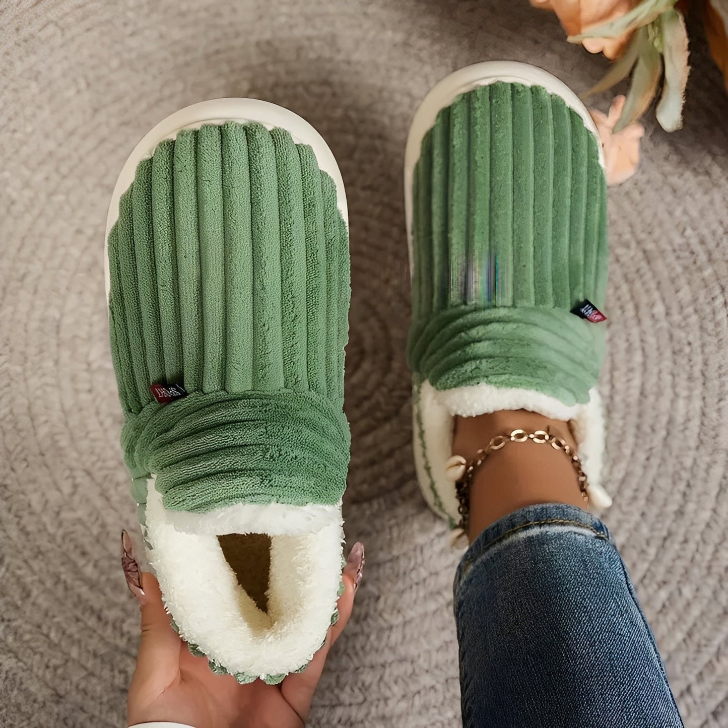 Angèle - Chaussures douces et chaudes pour femmes