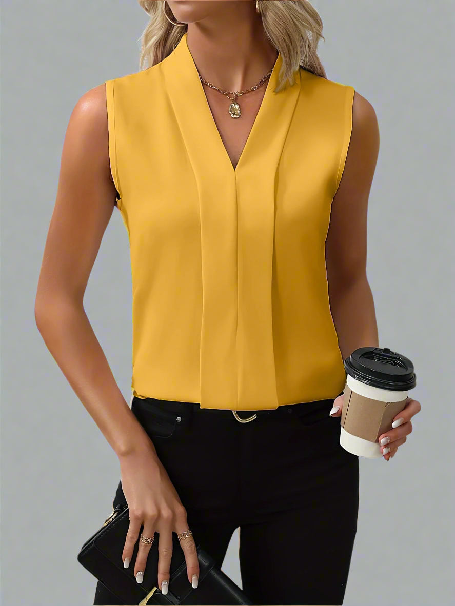 Rome | Blouse sans manches en V