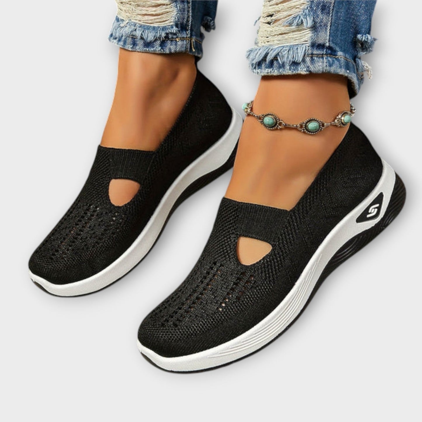 Baskets Slip-On Confort en Tricot