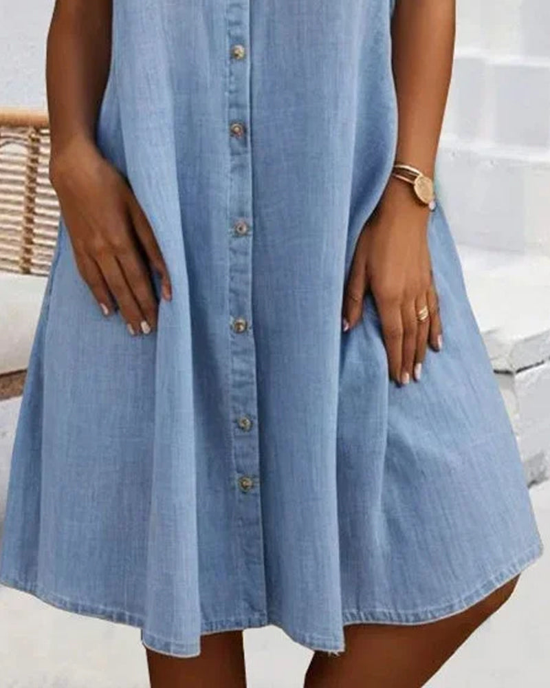 Jessica | Robe Chemise Boutonnée Décontractée