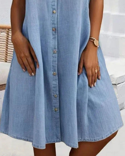 Jessica | Robe Chemise Boutonnée Décontractée
