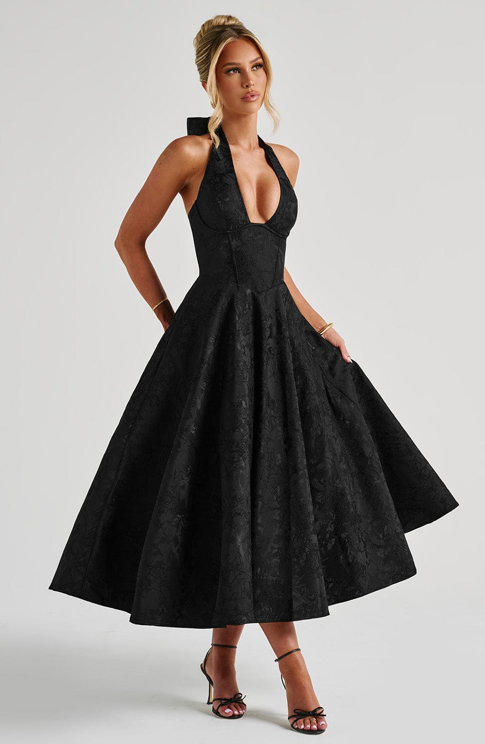 Eulalie - Robe à Dos Nu avec Décolleté en V Chic