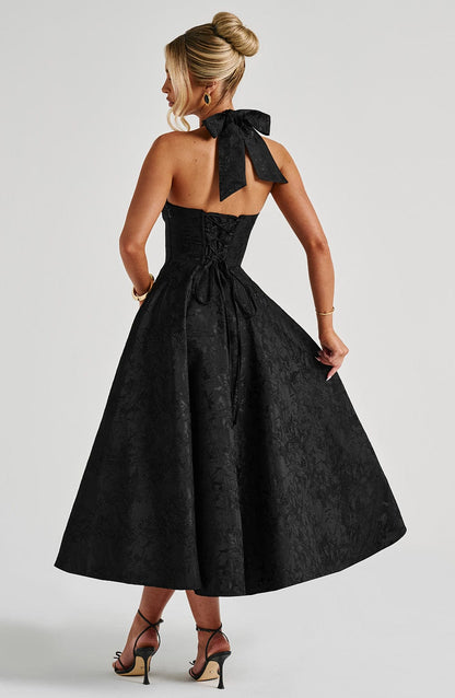 Eulalie - Robe à Dos Nu avec Décolleté en V Chic
