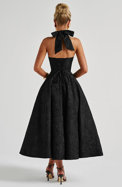 Eulalie - Robe à Dos Nu avec Décolleté en V Chic