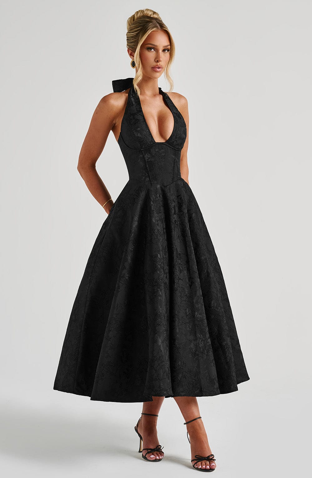 Eulalie - Robe à Dos Nu avec Décolleté en V Chic