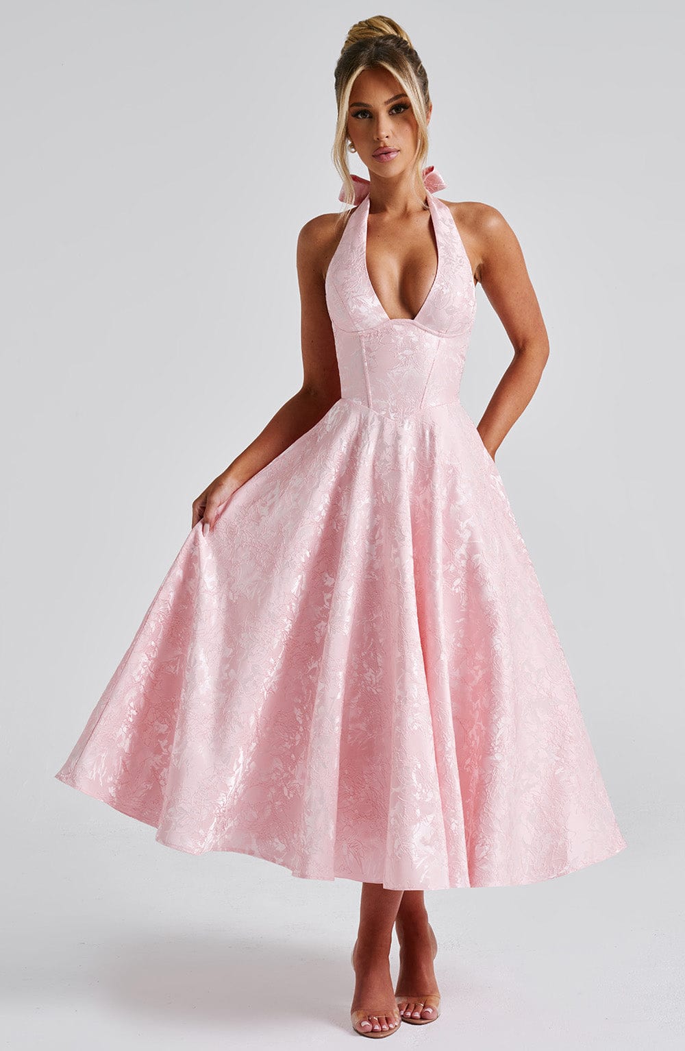 Eulalie - Robe à Dos Nu avec Décolleté en V Chic