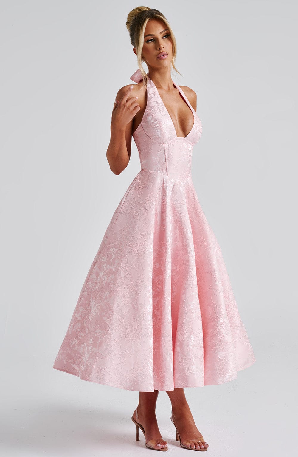 Eulalie - Robe à Dos Nu avec Décolleté en V Chic