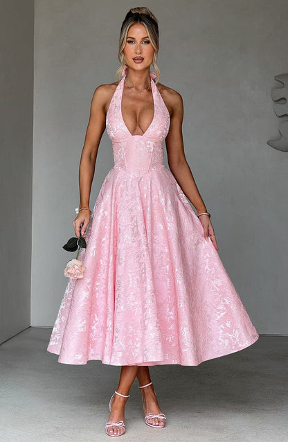 Eulalie - Robe à Dos Nu avec Décolleté en V Chic