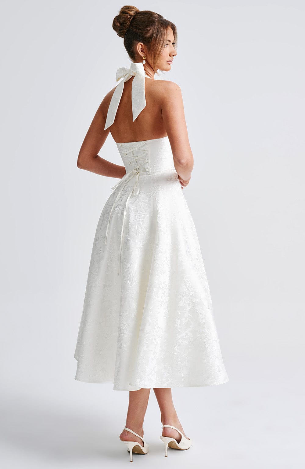 Eulalie - Robe à Dos Nu avec Décolleté en V Chic