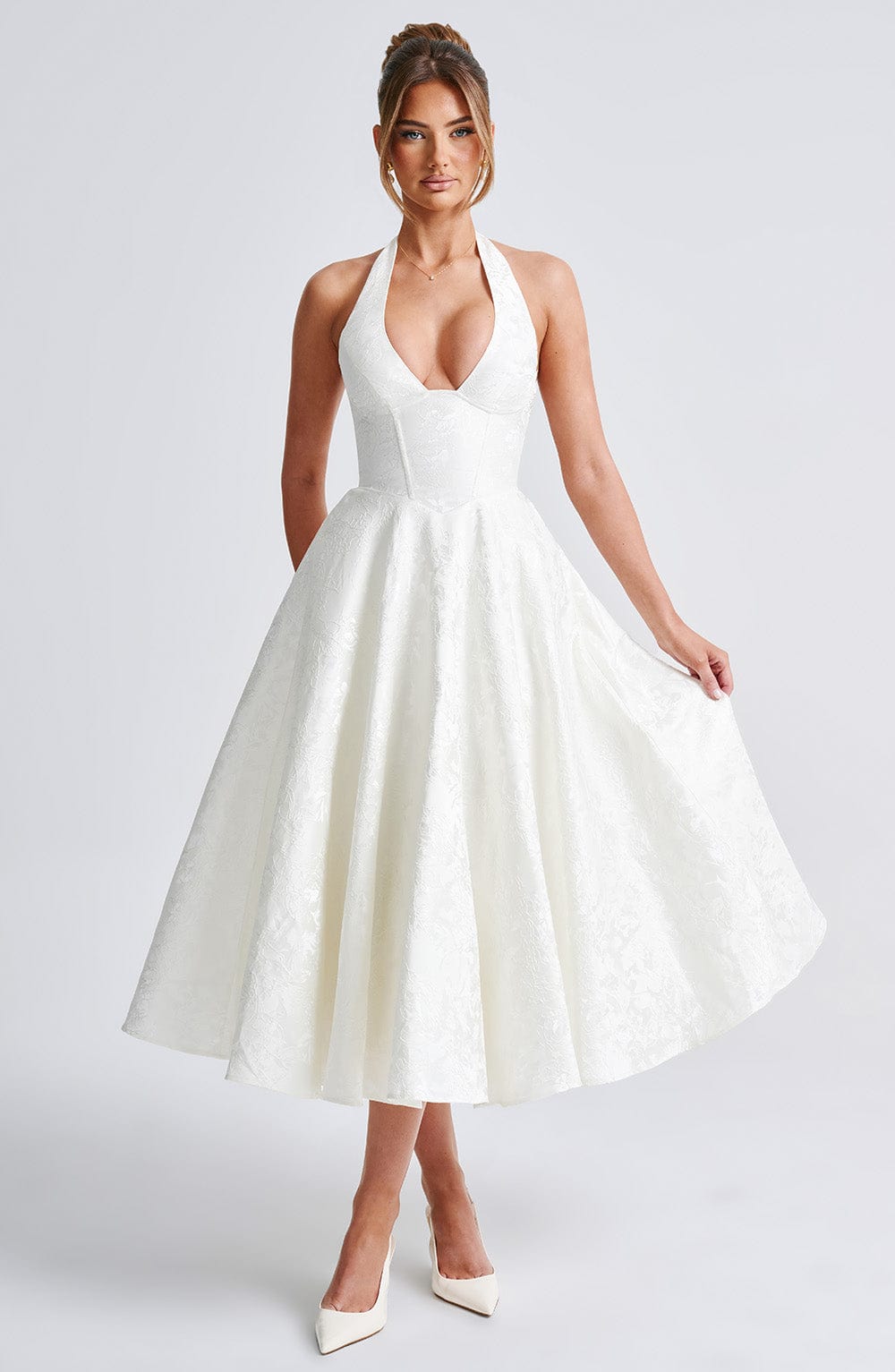 Eulalie - Robe à Dos Nu avec Décolleté en V Chic