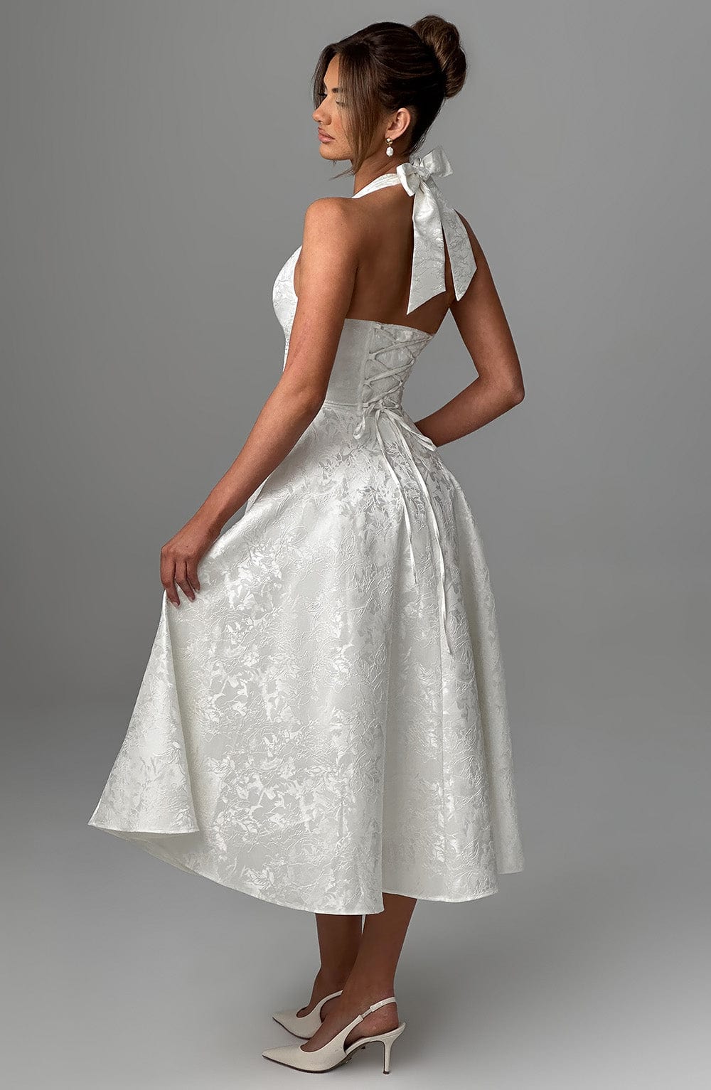 Eulalie - Robe à Dos Nu avec Décolleté en V Chic
