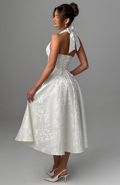 Eulalie - Robe à Dos Nu avec Décolleté en V Chic