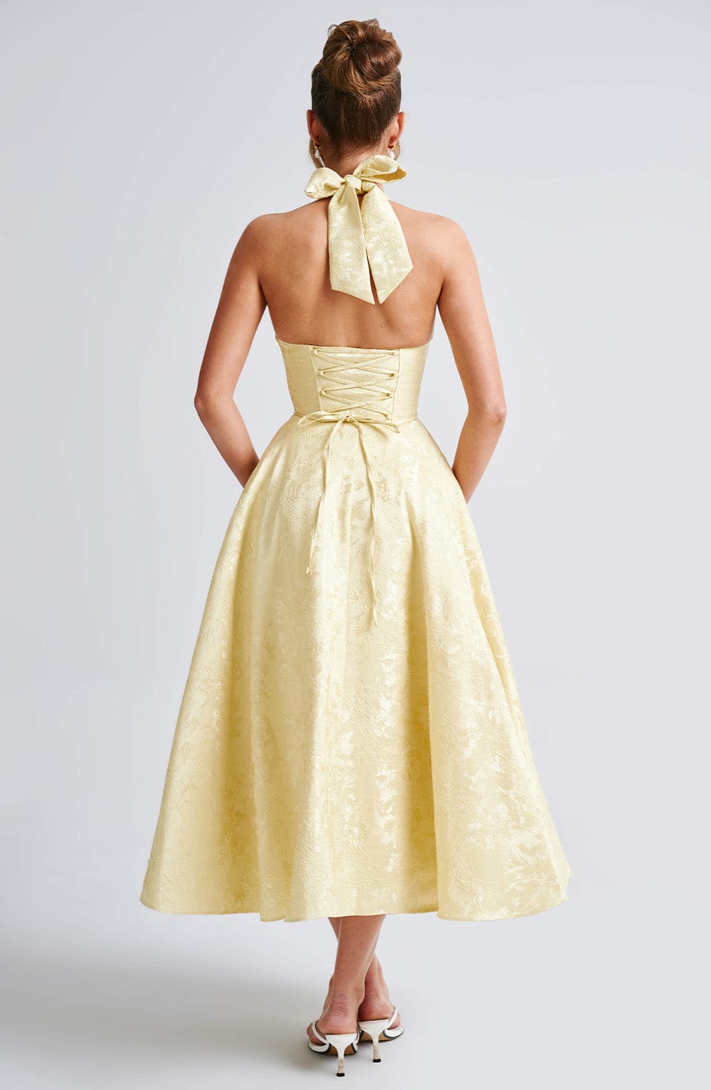 Eulalie - Robe à Dos Nu avec Décolleté en V Chic
