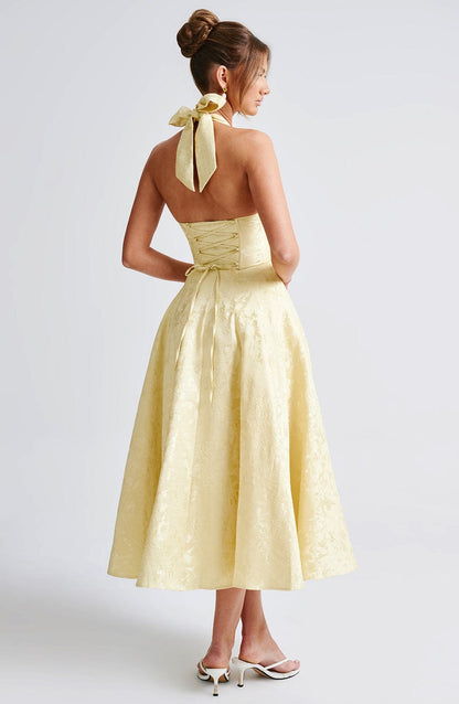 Eulalie - Robe à Dos Nu avec Décolleté en V Chic