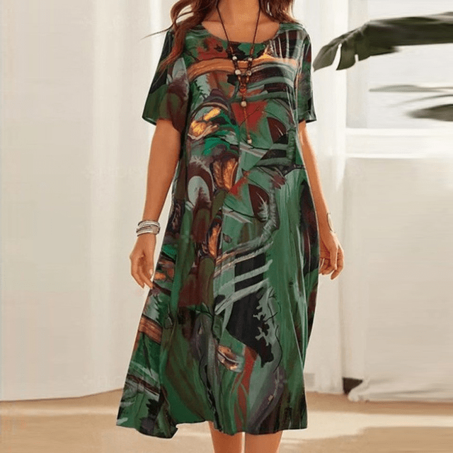 Elizabeth – Robe élégante avec imprimé floral