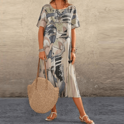 Elizabeth – Robe élégante avec imprimé floral