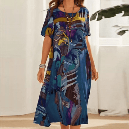 Elizabeth – Robe élégante avec imprimé floral
