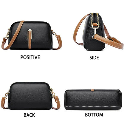 Pénélope | Sac à Bandoulière en Cuir Souple Compact