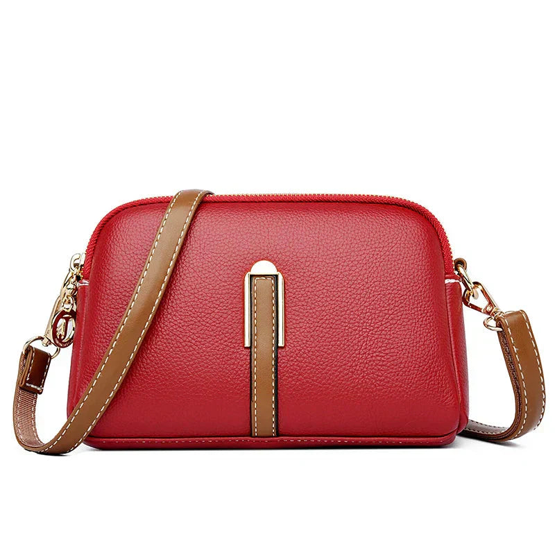 Pénélope | Sac à Bandoulière en Cuir Souple Compact